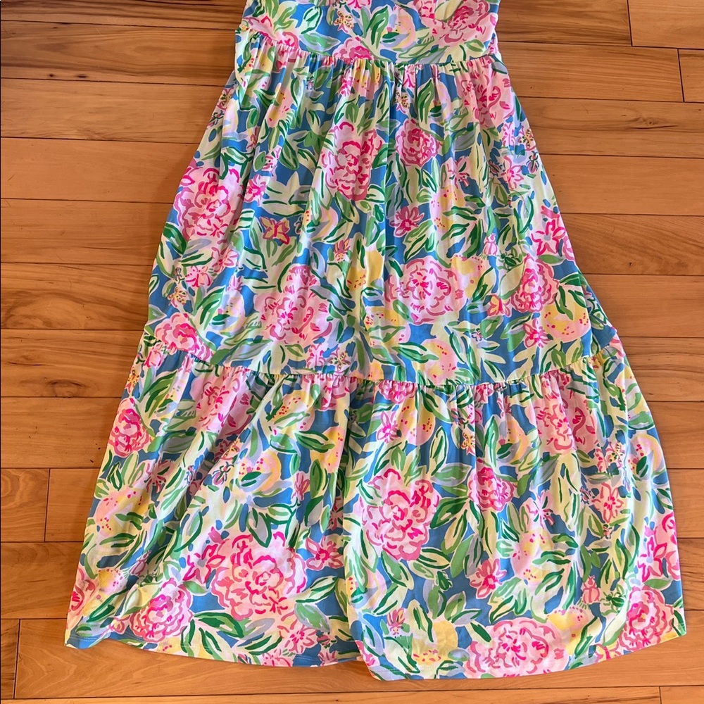 Lilly Pulitzer bayleigh flutter sleeve dress in grove garden - Picture 6 of 11
